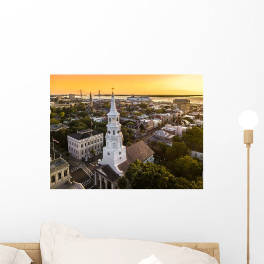 Charleston from Air Wall Decal