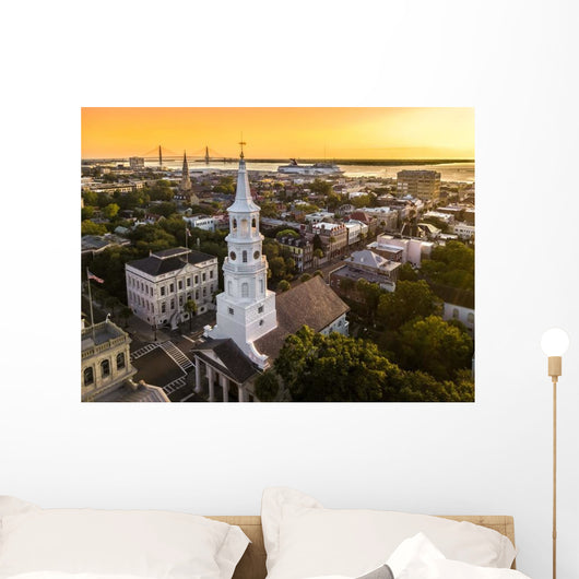 Charleston from Air Wall Decal