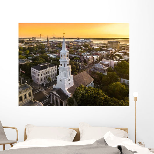 Charleston from Air Wall Decal