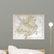 Old Map China 1870 Wall Decal
