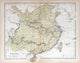 Old Map China 1870 Wall Decal