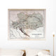 Old Map Austria Hungary Wall Decal