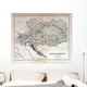 Old Map Austria Hungary Wall Decal