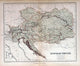 Old Map Austria Hungary Wall Decal