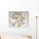 Old map of Africa, 1870 Wall Mural