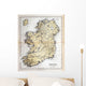 Old Map Ireland 1870 Wall Decal