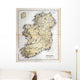 Old Map Ireland 1870 Wall Decal