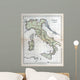 Old Map Italy 1870 Wall Decal