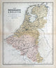 Old Map Netherlands Belgium