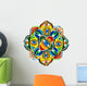 Colorful Mandala Gods Eye Wall Decal
