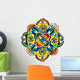 Colorful Mandala Gods Eye Wall Decal