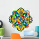Colorful Mandala Gods Eye Wall Decal