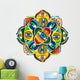 Colorful Mandala Gods Eye Wall Decal