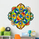 Colorful Mandala Gods Eye Wall Decal