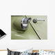 Isetta Headlight Detail Recording Wall Mural