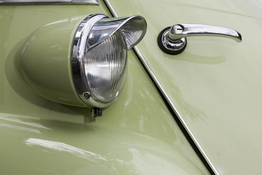 Isetta Headlight Detail Recording Wall Mural