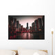 Chicago Skyline at Night Wall Decal