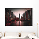 Chicago Skyline at Night Wall Decal