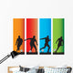 Football Players Wall Decal