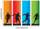 Football Players Wall Decal