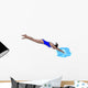Girl Diving into Pool Wall Decal