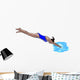 Girl Diving into Pool Wall Decal
