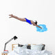 Girl Diving into Pool Wall Decal