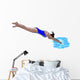 Girl Diving into Pool Wall Decal