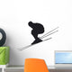 Ski Jump Silhouette Wall Decal