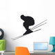 Ski Jump Silhouette Wall Decal