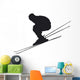 Ski Jump Silhouette Wall Decal