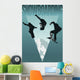 Snowboarding Poster Wall Mural