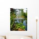 Pond Fountain with Rainbow Wall Decal