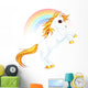 Rainbow Unicorn Wall Decal