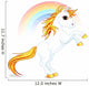Rainbow Unicorn Wall Decal