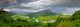 Panorama of the Taro Fields in Kauai Hawaii Wall Mural