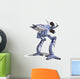 Futuristic Transforming Scifi Robot Wall Decal