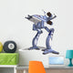 Futuristic Transforming Scifi Robot Wall Decal