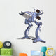 Futuristic Transforming Scifi Robot Wall Decal