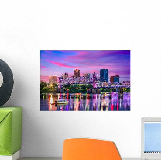 Little Rock Arkansas Skyline Wall Decal