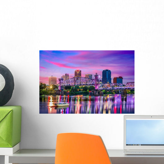 Little Rock Arkansas Skyline Wall Decal