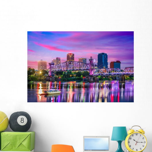 Little Rock Arkansas Skyline Wall Decal