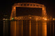 late night Duluth aerial bridge Wall Mural