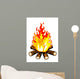 Camp Fire Wall Decal
