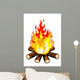 Camp Fire Wall Decal