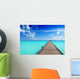 Jetty in the Maldives Wall Mural