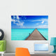 Jetty in the Maldives Wall Mural