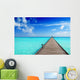 Jetty in the Maldives Wall Mural
