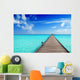 Jetty in the Maldives Wall Mural