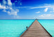 Jetty in the Maldives Wall Mural